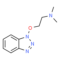 ChemSpider 2D Image | 2-(1H-Benzotriazol-1-yloxy)-N,N-dimethylethanamine | C10H14N4O