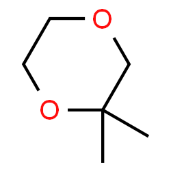 ChemSpider 2D Image | 1,4-Dioxane, dimethyl- | C6H12O2