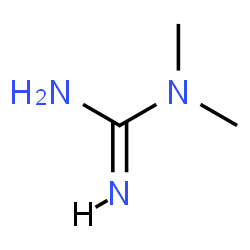 ChemSpider 2D Image | 1,1-Dimethylguanidine | C3H9N3