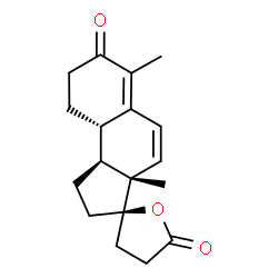 ChemSpider 2D Image | (3R,3aS,9aS,9bS)-3a,6-Dimethyl-1,2,8,9,9a,9b-hexahydro-3'H-spiro[cyclopenta[a]naphthalene-3,2'-furan]-5',7(3aH,4'H)-dione | C18H22O3