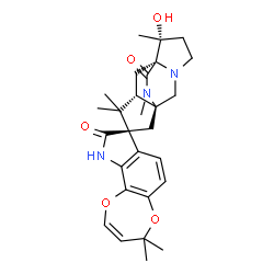 ChemSpider 2D Image | (-)-Paraherquamide A | C28H35N3O5