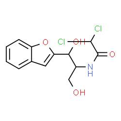 ChemSpider 2D Image | 2-Dichloroacetamido-1-(2-benzofuranyl)propane-1,3-diol | C13H13Cl2NO4