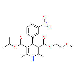 ChemSpider 2D Image | (S)-nimodipine | C21H26N2O7