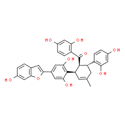 ChemSpider 2D Image | Mulberrofuran C | C34H28O9