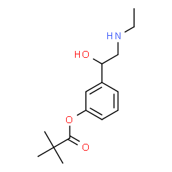 ChemSpider 2D Image | etilefrine pivalate | C15H23NO3