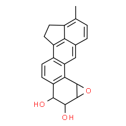 ChemSpider 2D Image | 8-Methyl-1a,2,3,6,7,11c-hexahydrocyclopenta[7,8]tetrapheno[1,2-b]oxirene-2,3-diol | C21H18O3