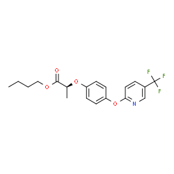 ChemSpider 2D Image | (-)-Fluazifop-butyl | C19H20F3NO4