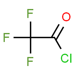 ChemSpider 2D Image | Trifluoroacetyl chloride | C2ClF3O