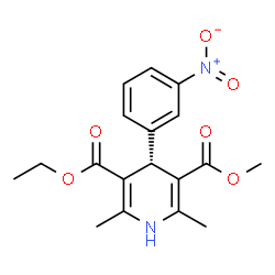 ChemSpider 2D Image | (R)-NITRENDIPINE | C18H20N2O6
