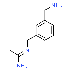 ChemSpider 2D Image | N-[3-(Aminomethyl)benzyl]acetamidine | C10H15N3