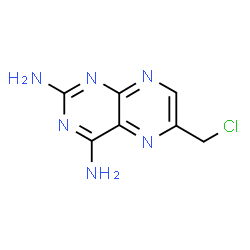 ChemSpider 2D Image | 6-(Chloromethyl)-2,4-pteridinediamine | C7H7ClN6