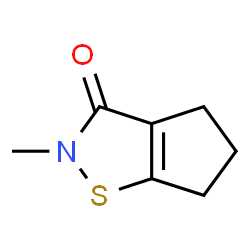 ChemSpider 2D Image | 2-Methyl-4,5-trimethylene-4-isothiazolin-3-one | C7H9NOS