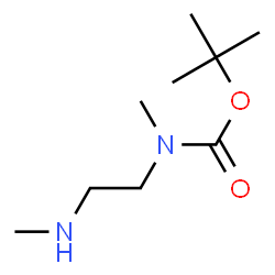 ChemSpider 2D Image | tert-butyl methyl(2-(methylamino)ethyl)carbamate | C9H20N2O2