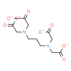 ChemSpider 2D Image | 2,2',2'',2'''-(1,3-Propanediyldinitrilo)tetraacetate | C11H14N2O8