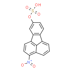 ChemSpider 2D Image | 4-Nitro-8-fluoranthenyl hydrogen sulfate | C16H9NO6S