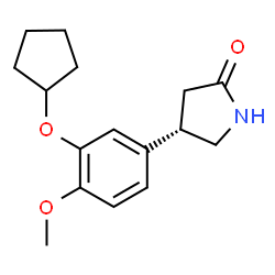 ChemSpider 2D Image | (+)-rolipram | C16H21NO3