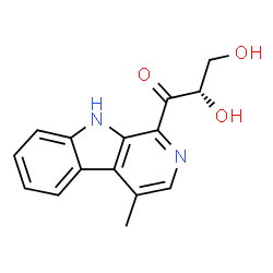 ChemSpider 2D Image | (2S)-2,3-Dihydroxy-1-(4-methyl-9H-beta-carbolin-1-yl)-1-propanone | C15H14N2O3