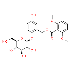 ChemSpider 2D Image | Curculigoside A | C22H26O11