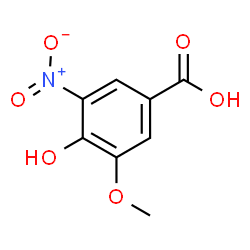 ChemSpider 2D Image | 5-Nitrovanillic acid | C8H7NO6