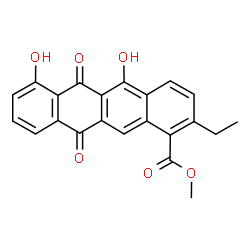 ChemSpider 2D Image | bis(anhydro)aklavinone | C22H16O6