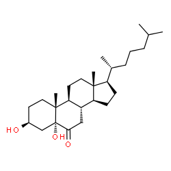ChemSpider 2D Image | Yakkasterone | C27H46O3