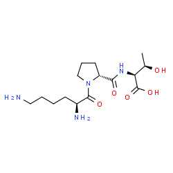 ChemSpider 2D Image | Lysyl-D-prolylthreonine | C15H28N4O5