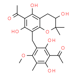 ChemSpider 2D Image | iso-Mallotochromanol | C24H28O9