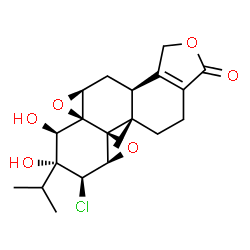 ChemSpider 2D Image | Tripchlorolide | C20H25ClO6