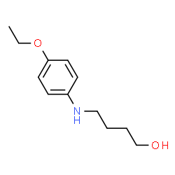 ChemSpider 2D Image | 4-(4-ethoxyanilino)butan-1-ol | C12H19NO2
