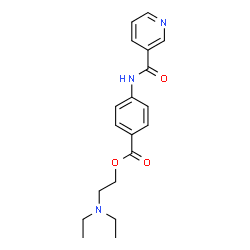 ChemSpider 2D Image | Nicotinoylprocaine | C19H23N3O3