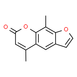 ChemSpider 2D Image | 5,9-Dimethyl-furo[3,2-g]chromen-7-one | C13H10O3