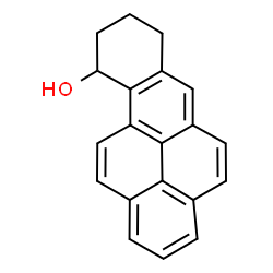 ChemSpider 2D Image | Benzo(a)pyren-10-ol, 7,8,9,10-tetrahydro- | C20H16O
