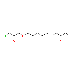 ChemSpider 2D Image | 1,1'-(1,5-PENTANEDIYLBIS(OXY))BIS(3-CHLORO-2-PROPANOL) | C11H22Cl2O4