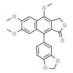 ChemSpider 2D Image | justicidin A | C22H18O7