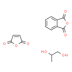 ChemSpider 2D Image | furan-2,5-dione; isobenzofuran-1,3-dione; propane-1,2-diol | C15H14O8