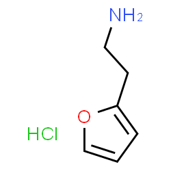 ChemSpider 2D Image | 2-(2-furyl)ethanamine hydrochloride | C6H10ClNO