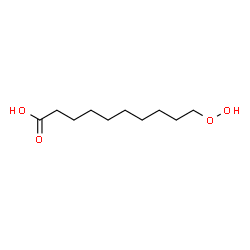 ChemSpider 2D Image | 10-Hydroperoxydecanoic acid | C10H20O4