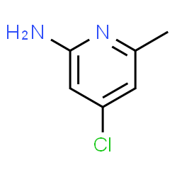 ChemSpider 2D Image | 4-Chloro-6-methylpyridin-2-amine | C6H7ClN2