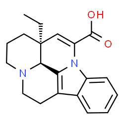 ChemSpider 2D Image | (+)-Apovincaminic acid | C20H22N2O2