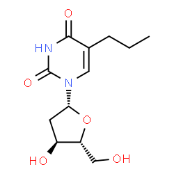 ChemSpider 2D Image | 2'-Deoxy-5-propyluridine | C12H18N2O5