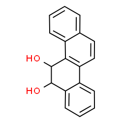 ChemSpider 2D Image | 5,6-Dihydro-5,6-chrysenediol | C18H14O2