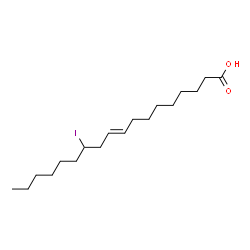 ChemSpider 2D Image | 12-Iodo-9-octadecenoic acid | C18H33IO2