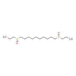 ChemSpider 2D Image | 2,2'-(1,10-Decanediyldisulfinyl)diethanol | C14H30O4S2