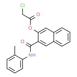 ChemSpider 2D Image | Naphthol AS-D Chloroacetate | C20H16ClNO3