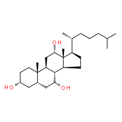ChemSpider 2D Image | Trihydroxycoprostane | C27H48O3