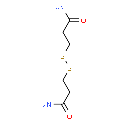 ChemSpider 2D Image | Propionamide, 3,3'-dithiobis- | C6H12N2O2S2