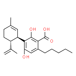 ChemSpider 2D Image | cannabidiolic acid | C22H30O4