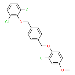 ChemSpider 2D Image | Pocapavir | C21H17Cl3O3