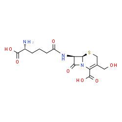 ChemSpider 2D Image | Deacetylcephalosporin C | C14H19N3O7S