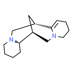 ChemSpider 2D Image | 5,6-Didehydrosparteine | C15H24N2